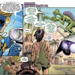 Booster Gold - The Flintstones Special - A lot of talk about erections