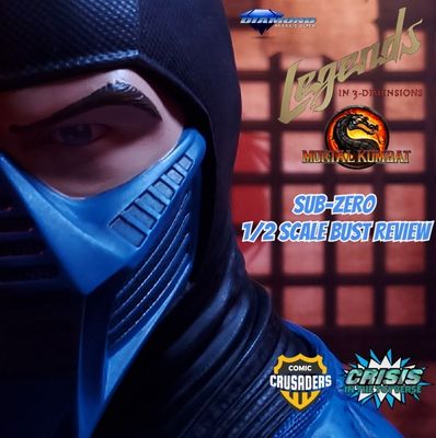 collectibles mortal kombat bust legends zero sub half diamond select scale toys 3d
