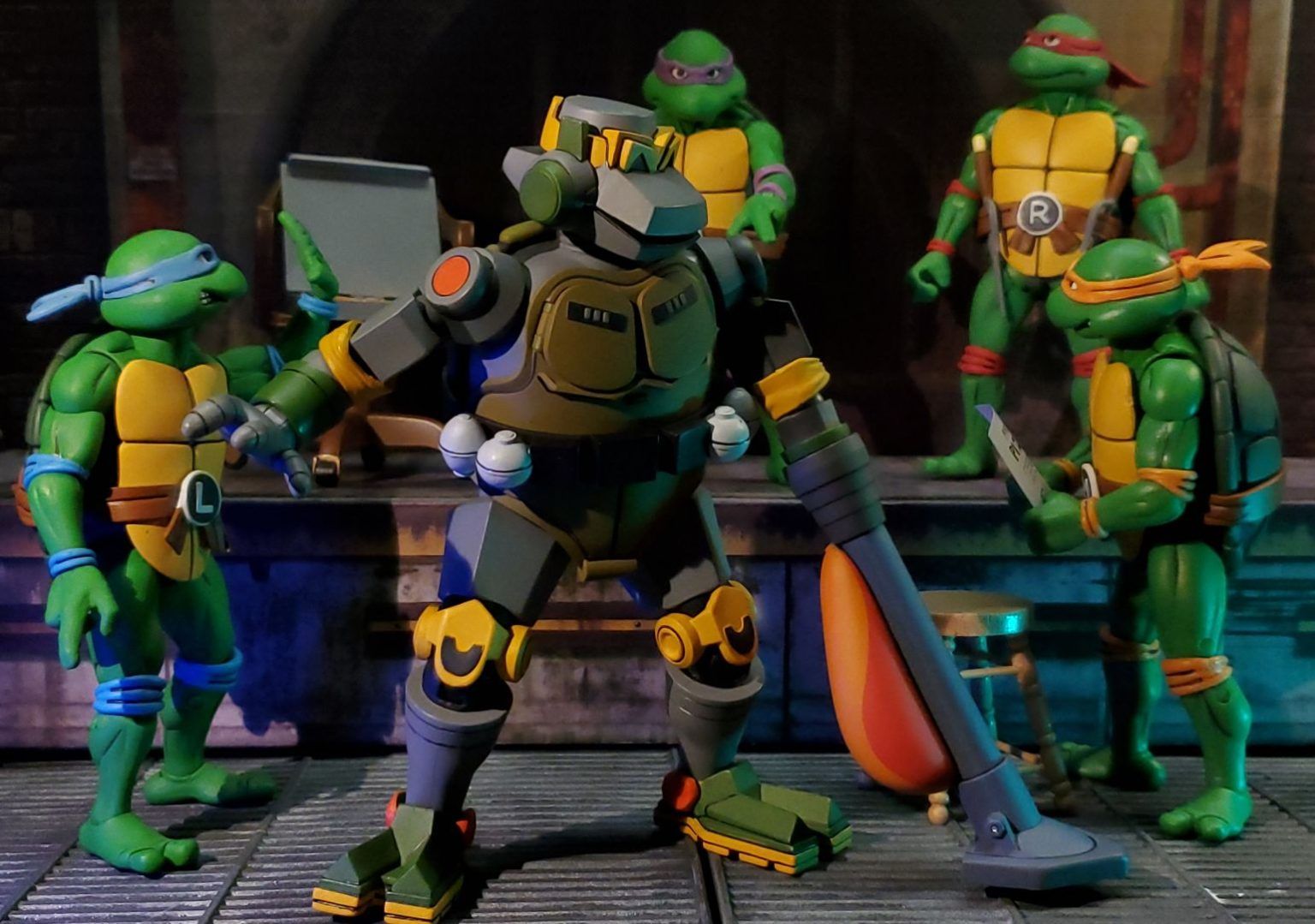 neca teenage mutant ninja turtles the mighty metalhead exclusive action figure