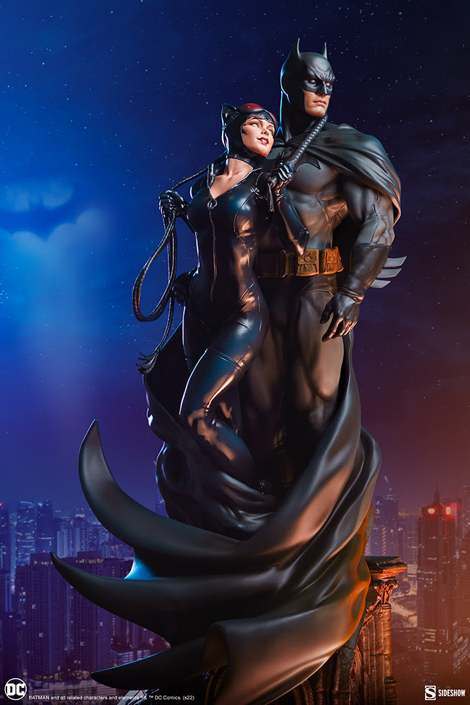SIDESHOW UNVEILS A NEW COMIC BOOK INSPIRED BATMAN & CATWOMAN DIORAMA -  COMIC CRUSADERS